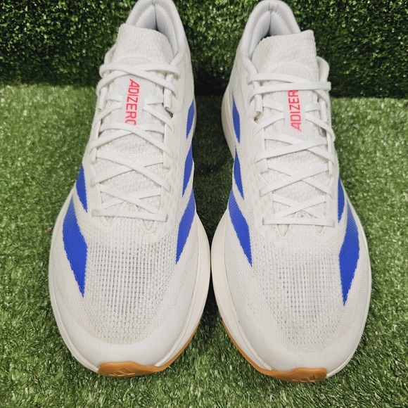 Adidas Adizero SL2 White Royal Blue Athletic Running Sneakers Mens Size 11.5 - Picture 2 of 9